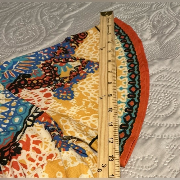 Flying Tomato Bohemian Yellow and Blue Jumpsuit - Picture 8 of 15